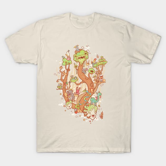 Forest Folk T-Shirt by Demented